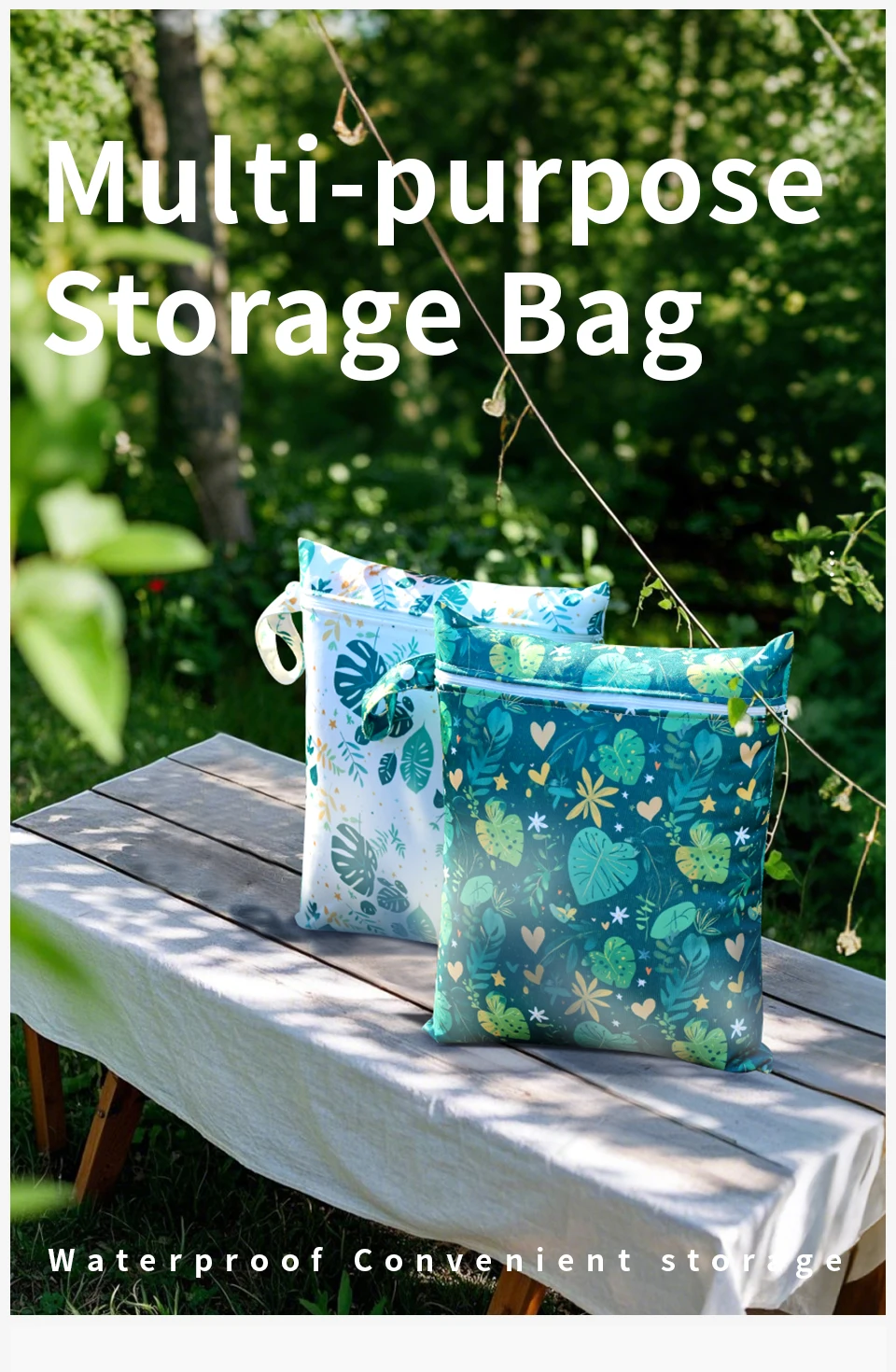 Bolsa de almacenamiento lavable para manta de bebé