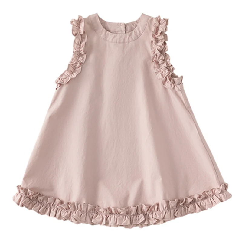 Vestidos de algodón sin mangas estilo princesa para niñas pequeñas - imagen 3