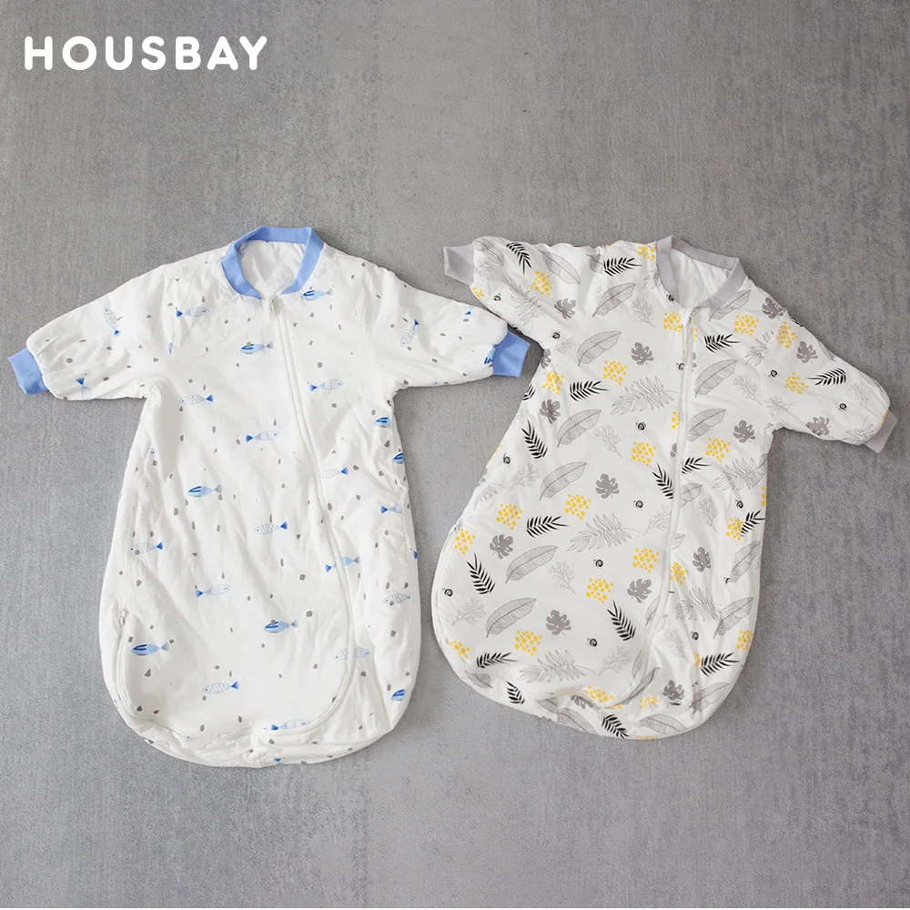 Saco de dormir algodón bebé recién nacido con estampado infantil - imagen 3