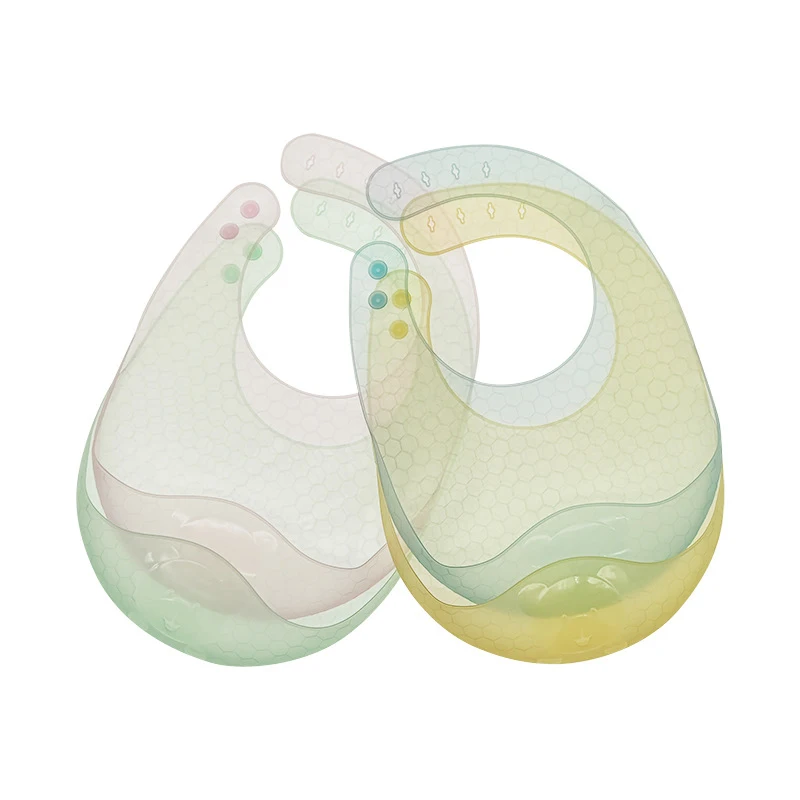 Baberos impermeables de silicona para bebés – Alimentación infantil - imagen 2