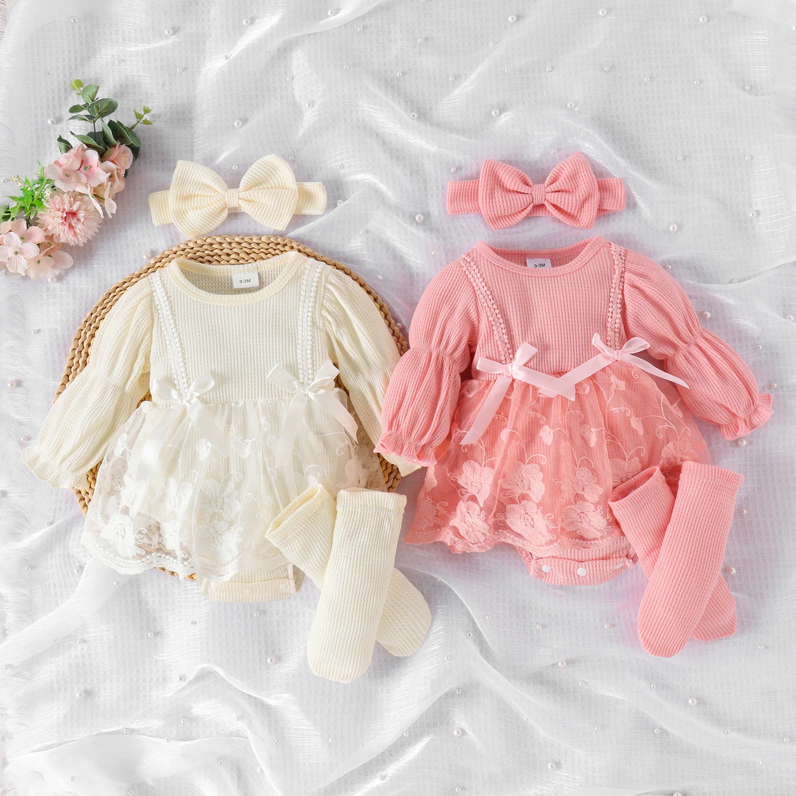 Estilo princesa con flores