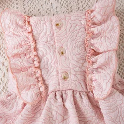 Vestido de niña princesa con sombrero para cumpleaños de verano