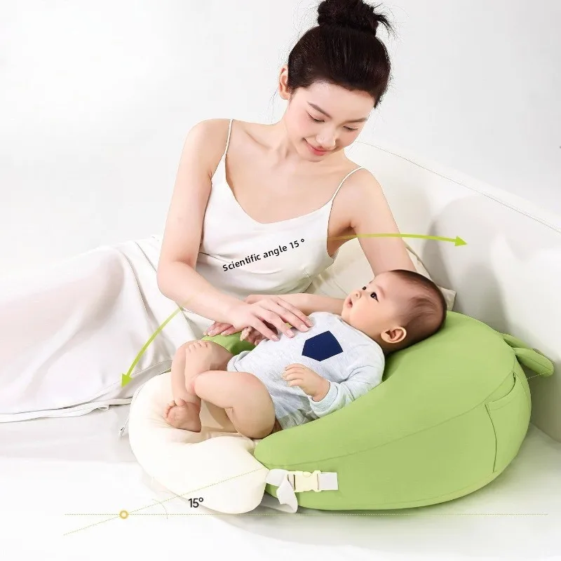 Almohada de lactancia antiasfixia con soporte ergonómico estable - imagen 4