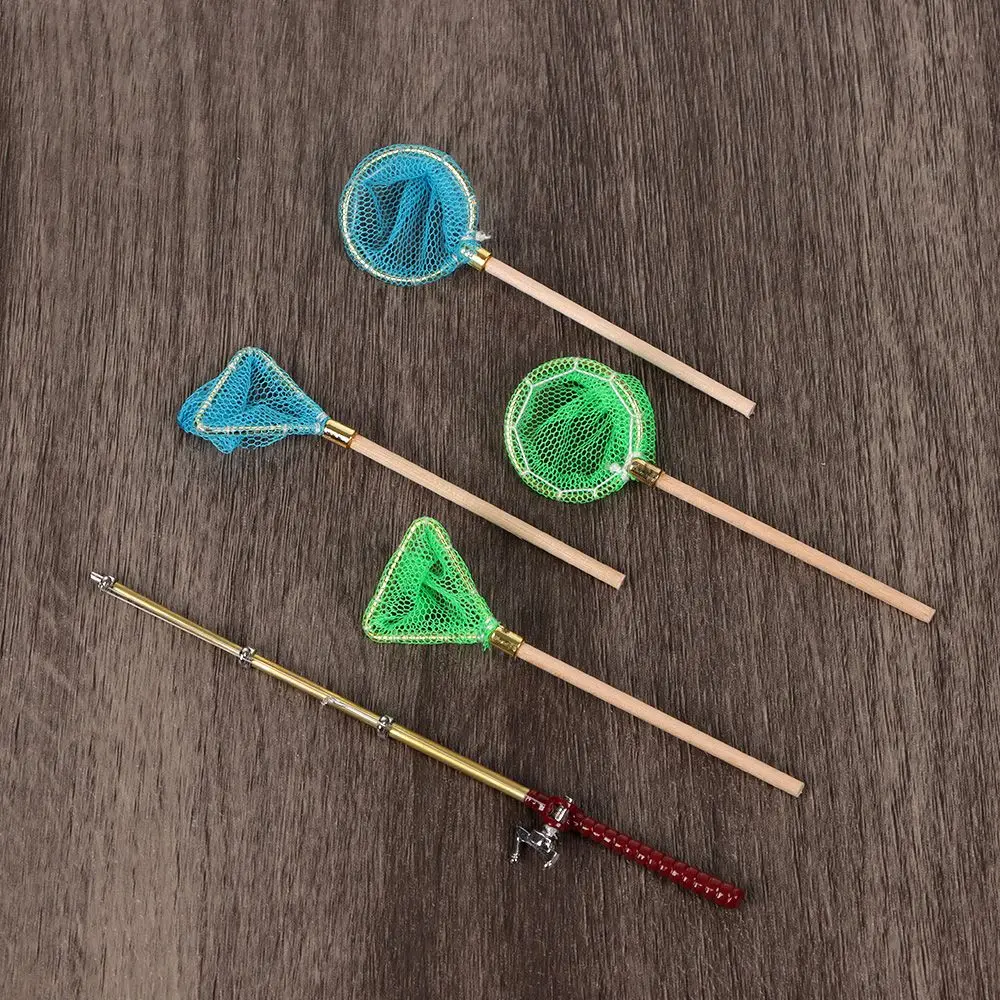Accesorios para casa de muñecas: caña de pescar en miniatura - imagen 3