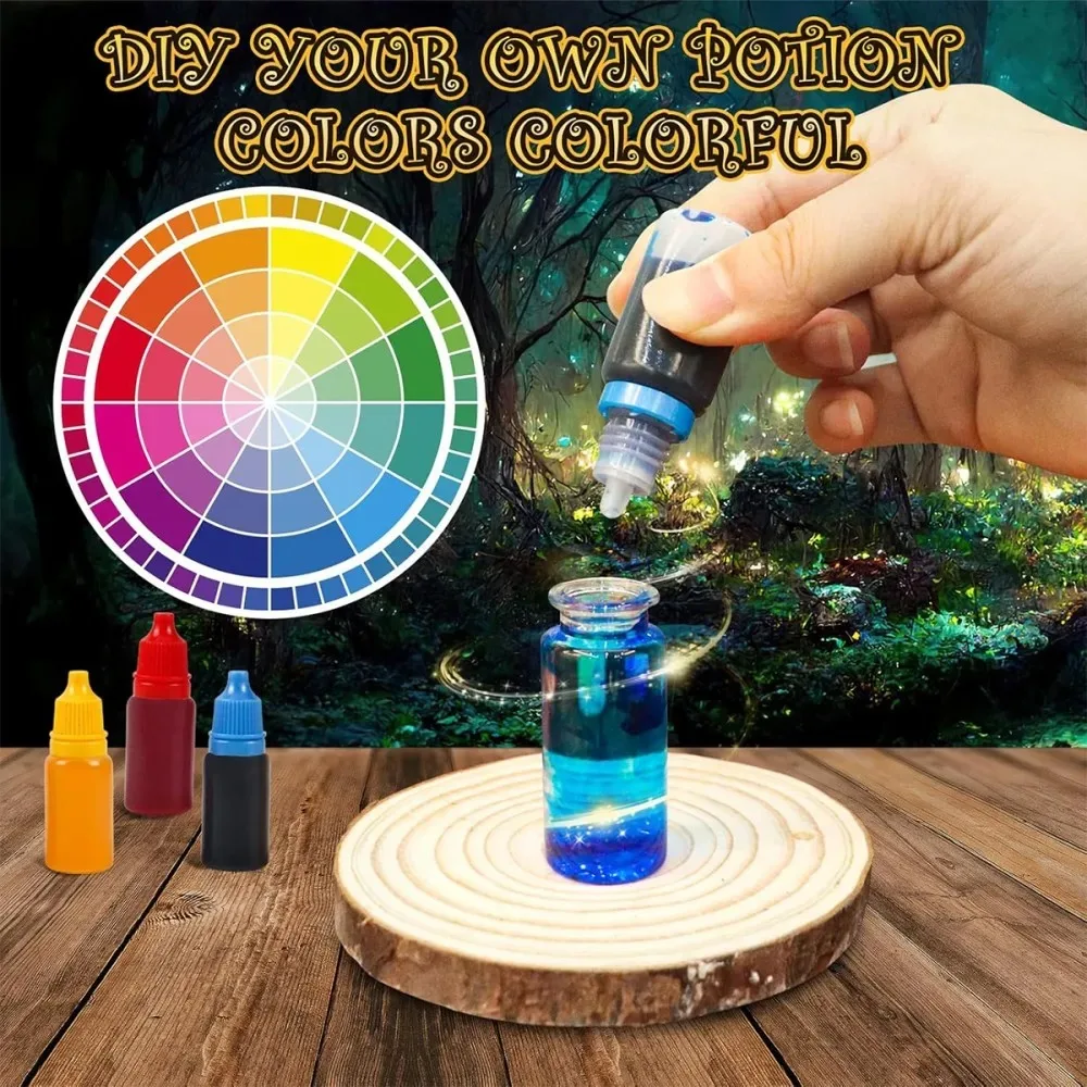 Kit de manualidades de pociones mágicas para niños, hadas y magos - imagen 4