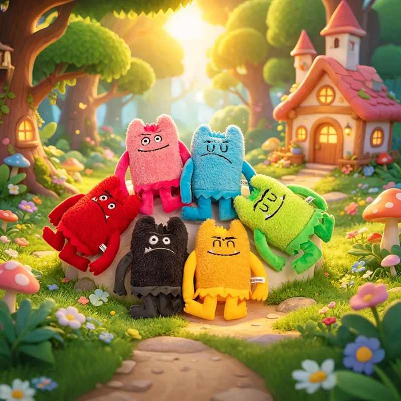 Peluche de monstruo suave sensorial educativo para niños - imagen 3