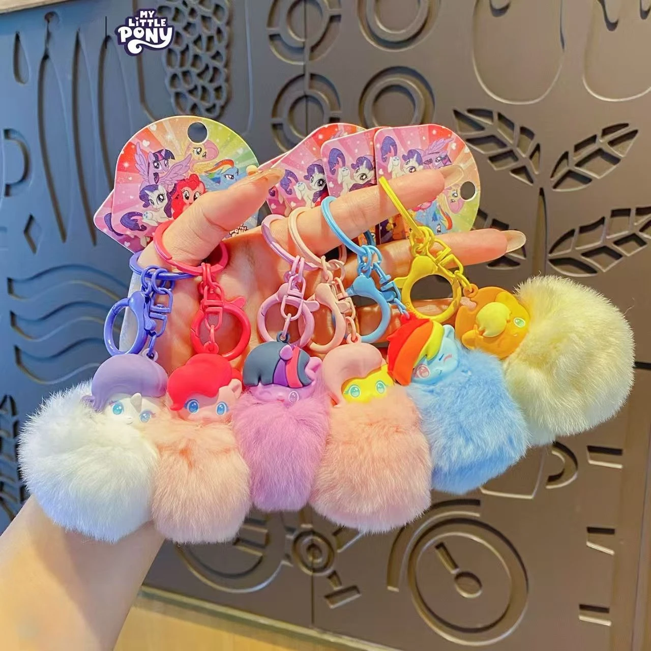 Llavero de peluche My Little Pony Pinkie Pie, bola suave - imagen 3