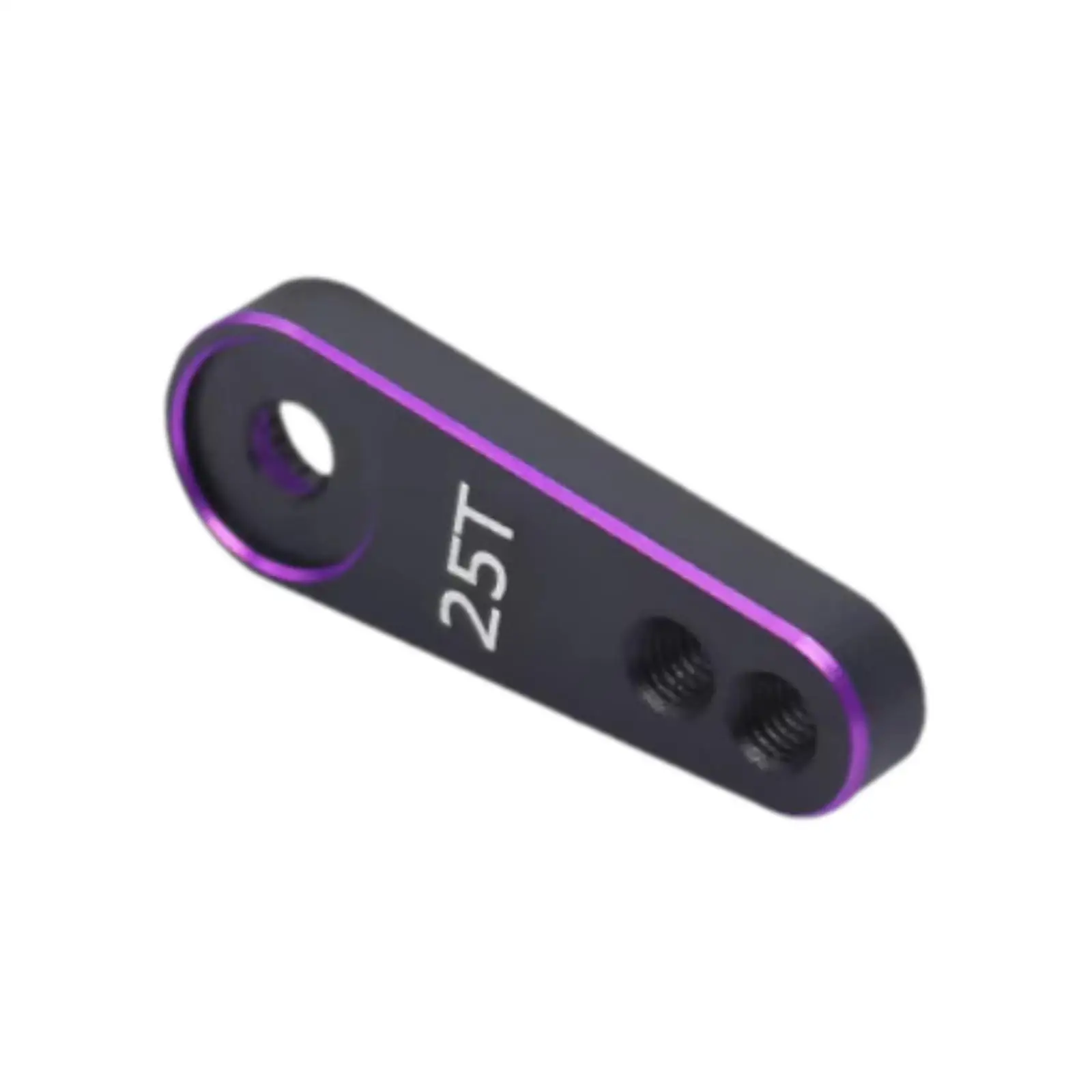 Brazo de servo metálico RC negro y violeta para camiones - imagen 4