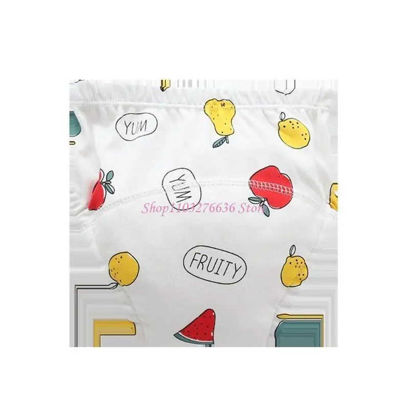 Pantalones de bebé ajustables de tela con patrones bonitos modernos - imagen 3