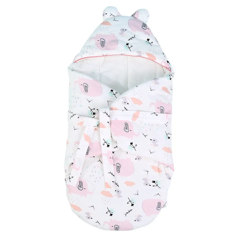 Manta de lana para bebé suave floral ligera recién nacido - imagen 3