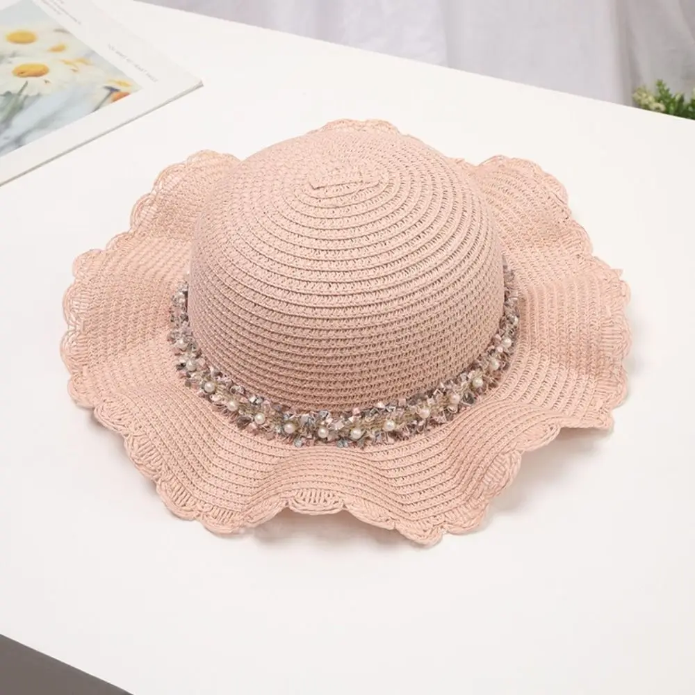 Sombrero de sol infantil paja multicolor para verano - imagen 4