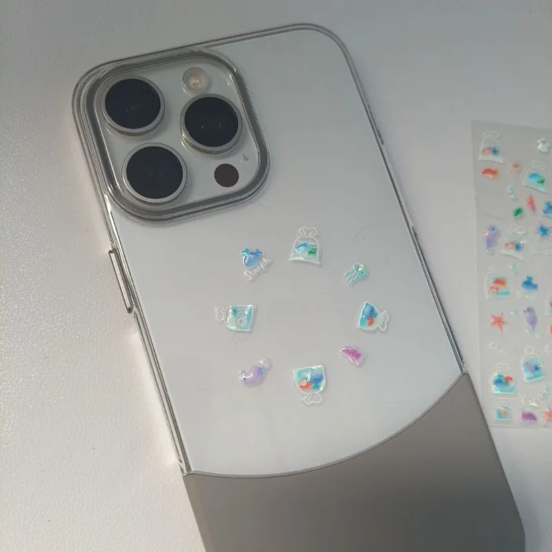 Pegatinas en relieve con peces del océano, resistentes al agua - imagen 4