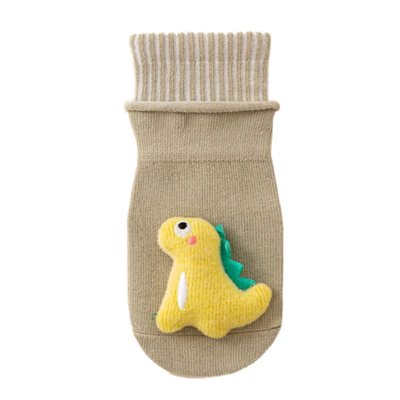 Calcetines antideslizantes de algodón con animalitos para bebé - imagen 4