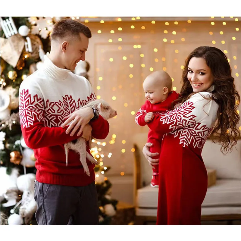 Jersey de Navidad a juego para mamá, papá y niño - imagen 2