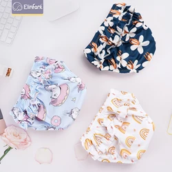 Elinfant Pañal de baño reutilizable con estampado floral para bebé