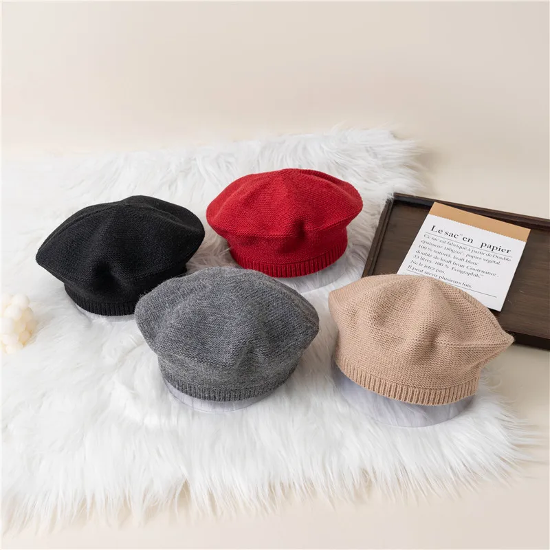 Gorro de punto para niños cálido y suave invernal fino cotidiano - imagen 5