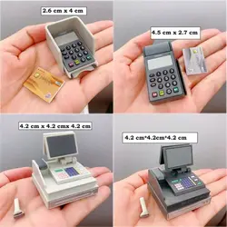 Máquina POS para casa de muñecas 1:6/1:12 – Caja registradora juguete