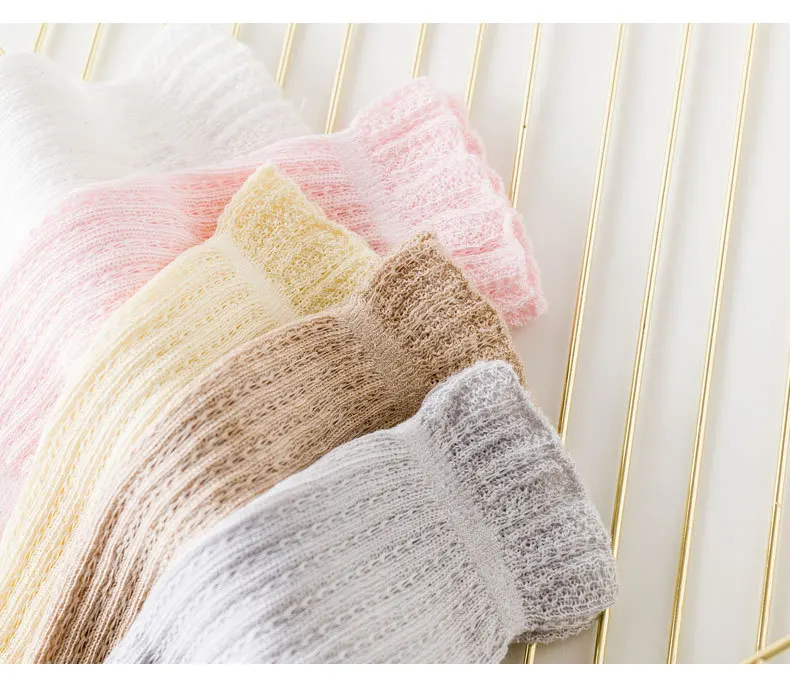 Volantes estilo europeo en calcetines infantiles