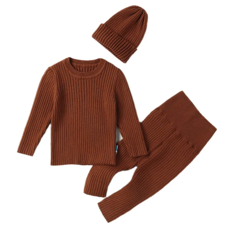 Conjunto de punto cálido para bebé, otoño-invierno niños y niñas - imagen 3