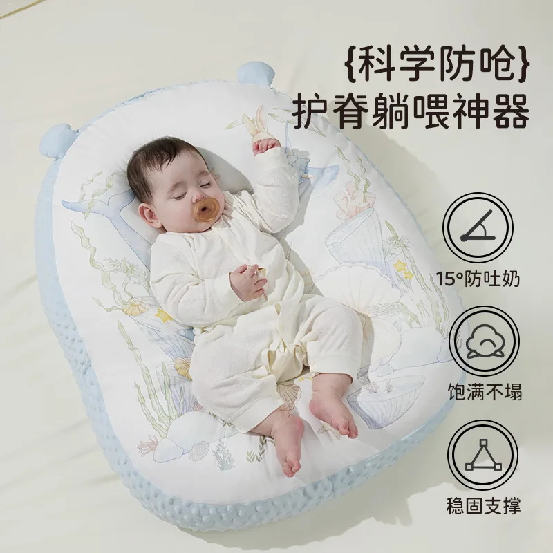 Almohada antirregurgitación inclinada para bebés – soporte lateral - imagen 3