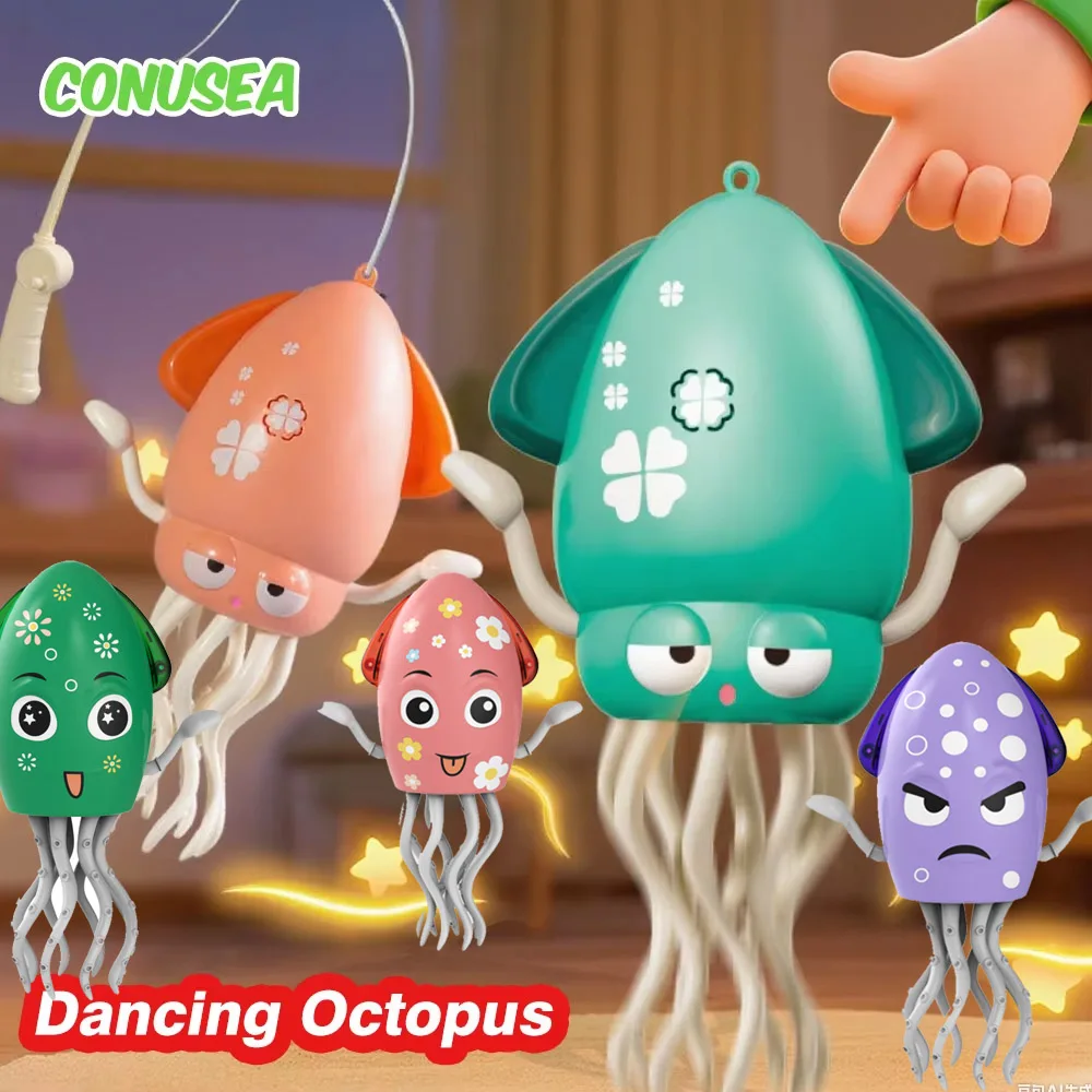 Pulpo musical interactivo para bebé – Baila con luces y sonidos