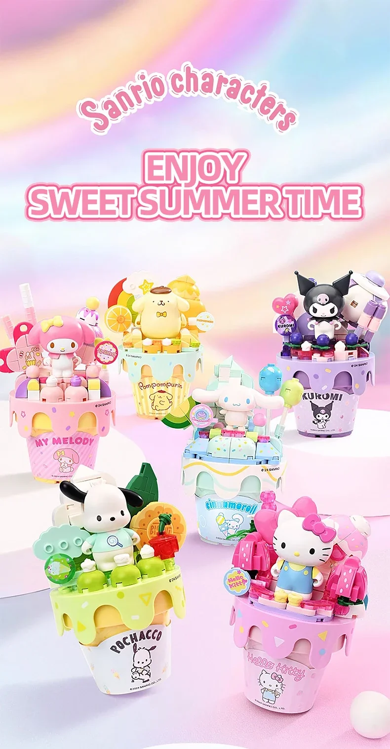 Helado Hello Kitty montado