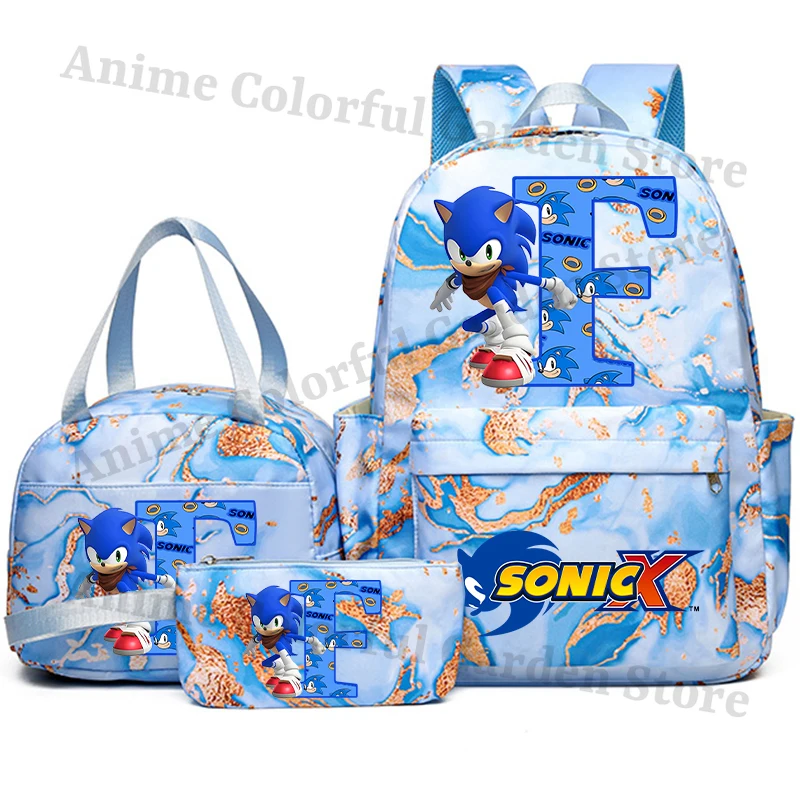 Mochila escolar con estuche y lonchera tipo bento moderna - imagen 2