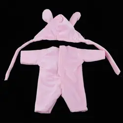 Ropa para muñecas Mellchan: mono de felpa con sombrero conejo