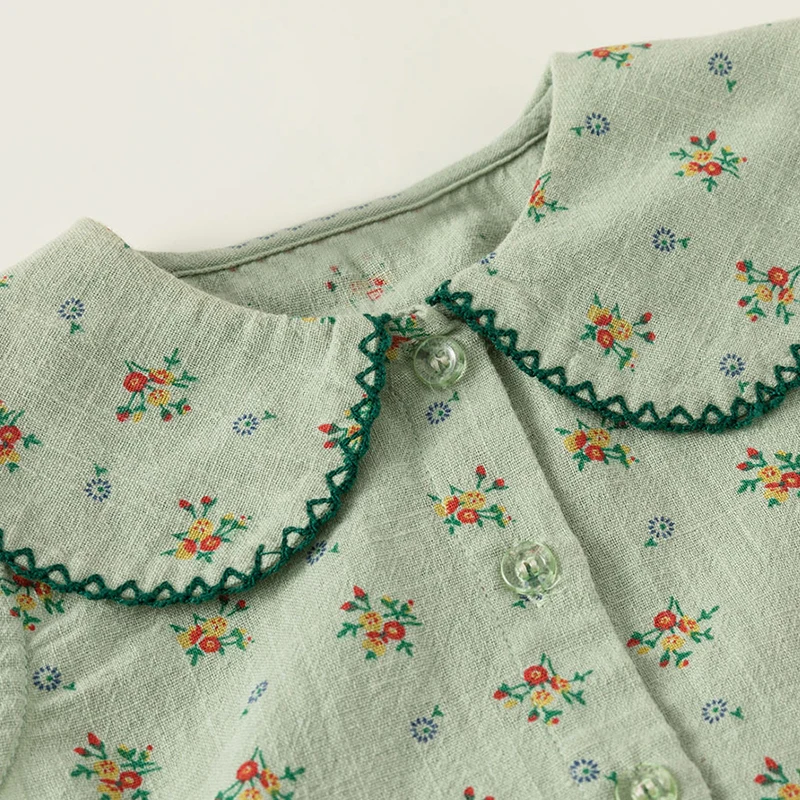 Conjunto de algodón para niña con camiseta sin mangas y short - imagen 4