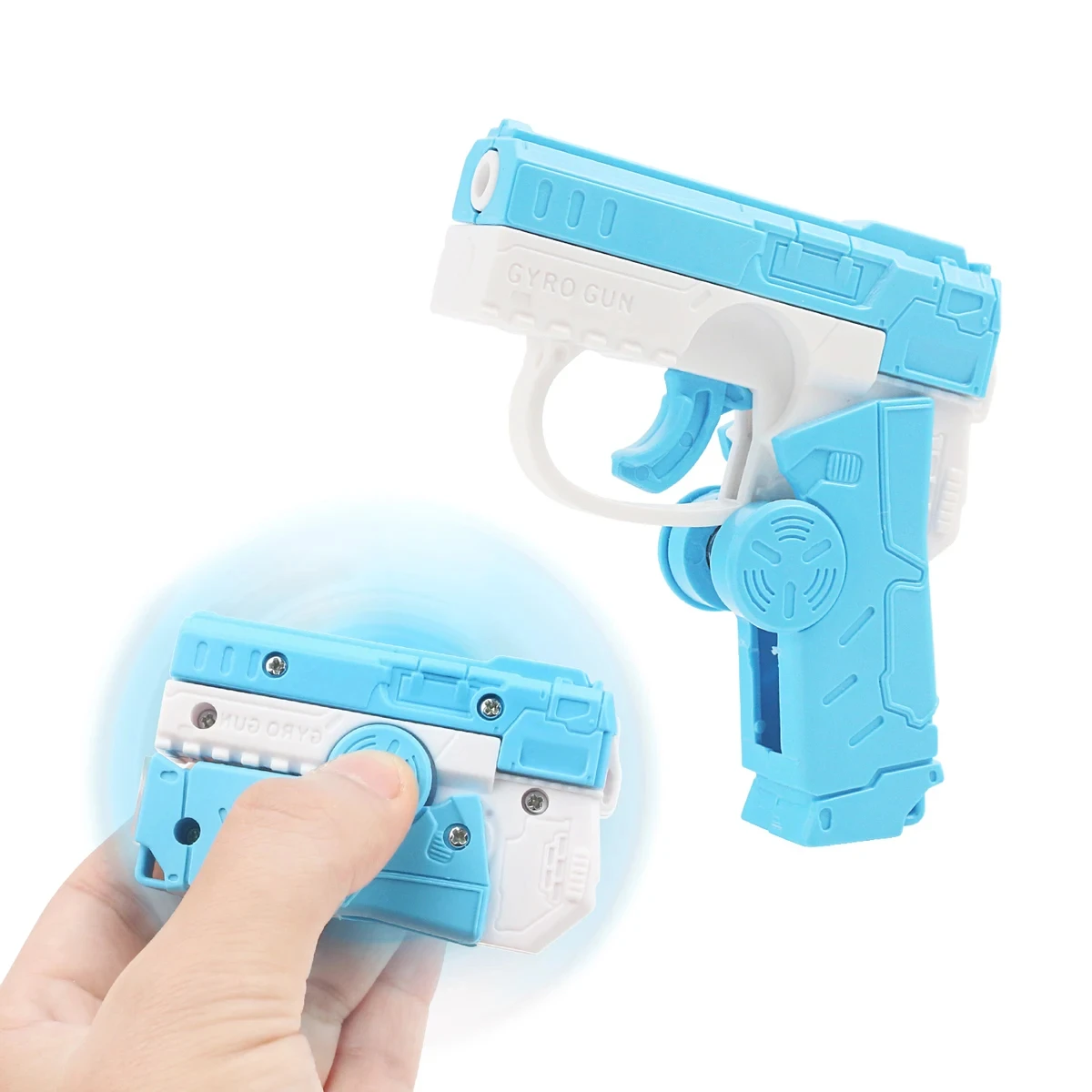 Mini Fidget pistola de juguete sensorial con spinner antiestrés