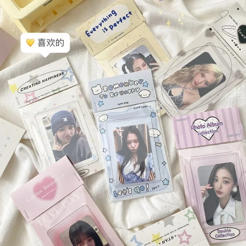 Tarjetas coleccionables Girl Star con ilustraciones estilo cartoon