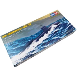 Modelo de submarino ensamblable USS Greeneville de Trumpeter