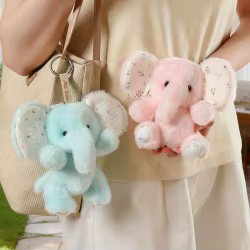 Elefante de peluche articulado suave para decoración y regalo