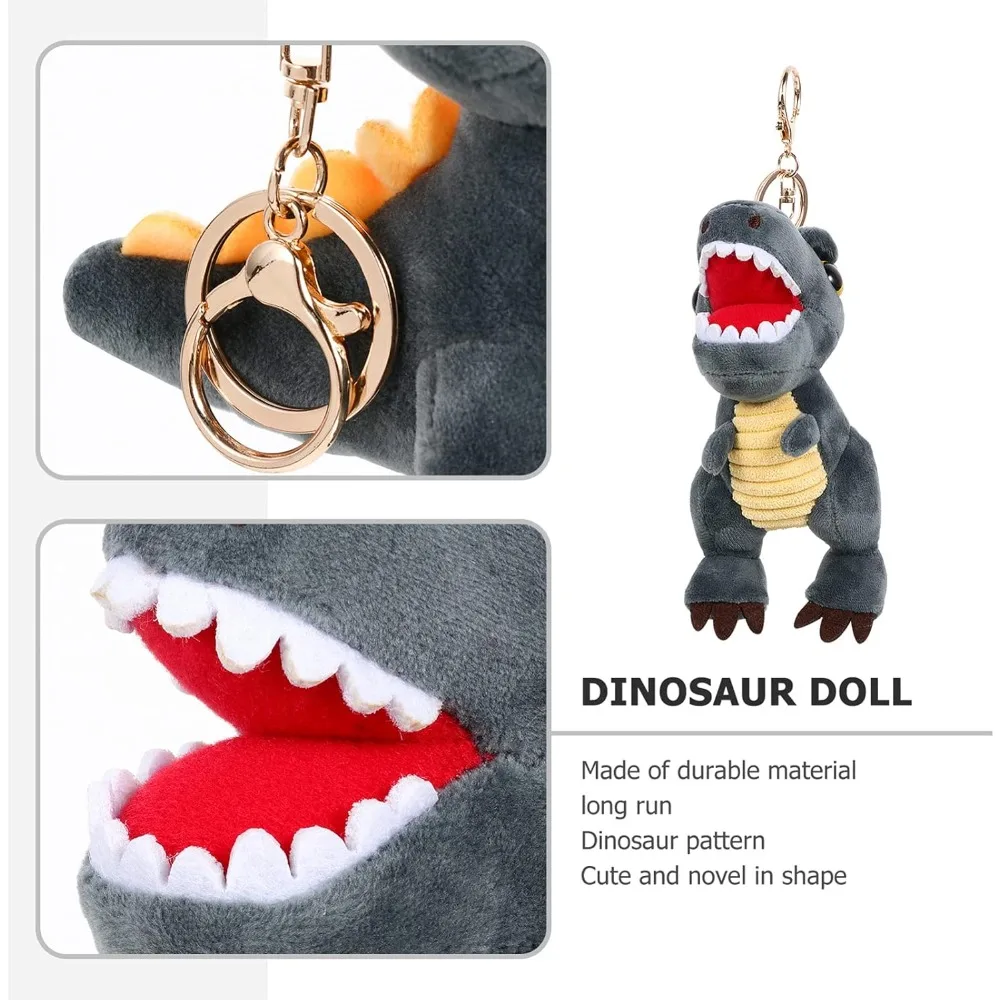 Llavero de peluche de dinosaurio suave para niños – recuerdo - imagen 4