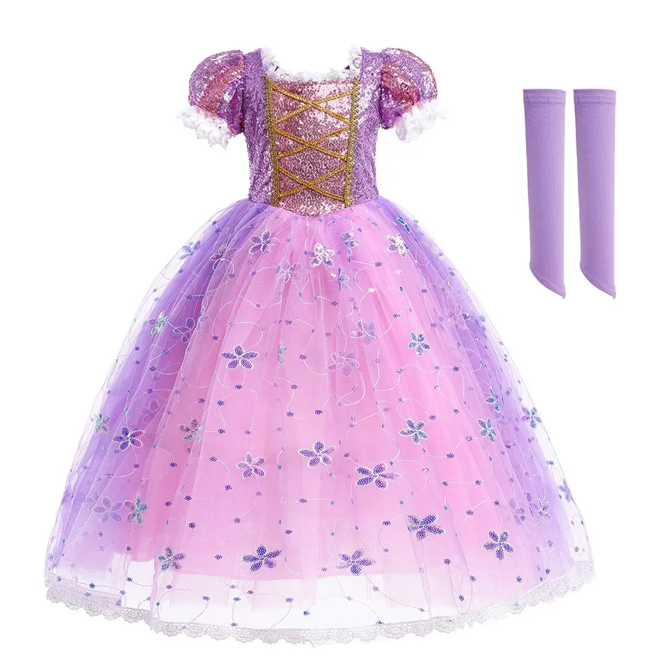 Vestido de princesa Disney para Carnaval y fiestas infantiles - imagen 5