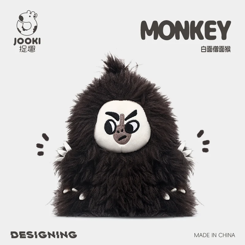 Peluche de mono con cara blanca y almohada para dormir - imagen 3