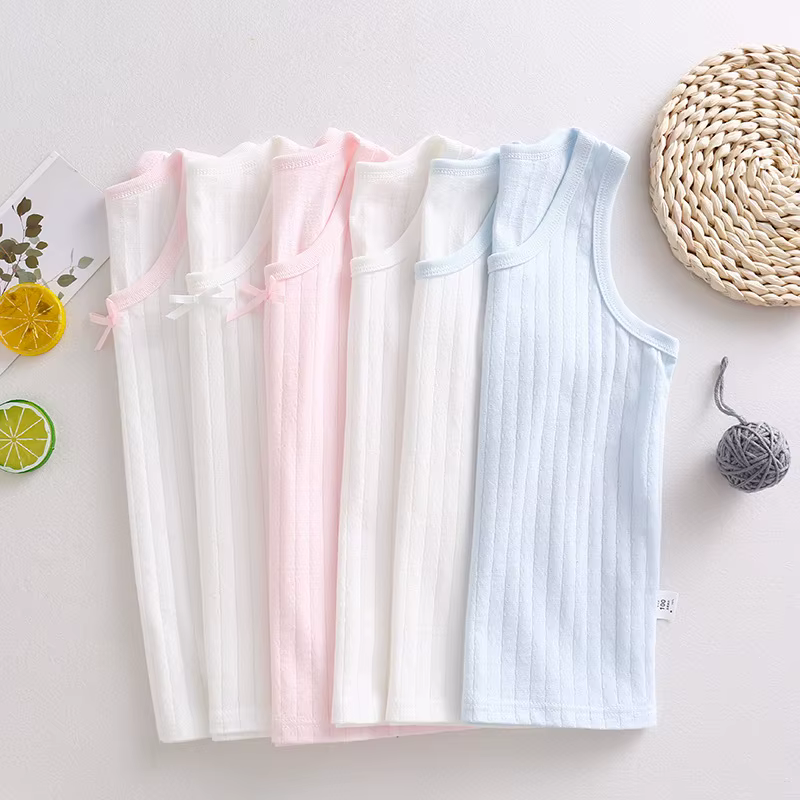 Conjunto infantil tirantes finos algodón transpirable para niña - imagen 5