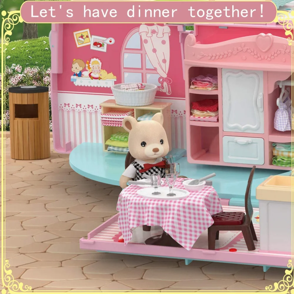 Casa de muñecas Koala con muebles y accesorios en miniatura - imagen 2