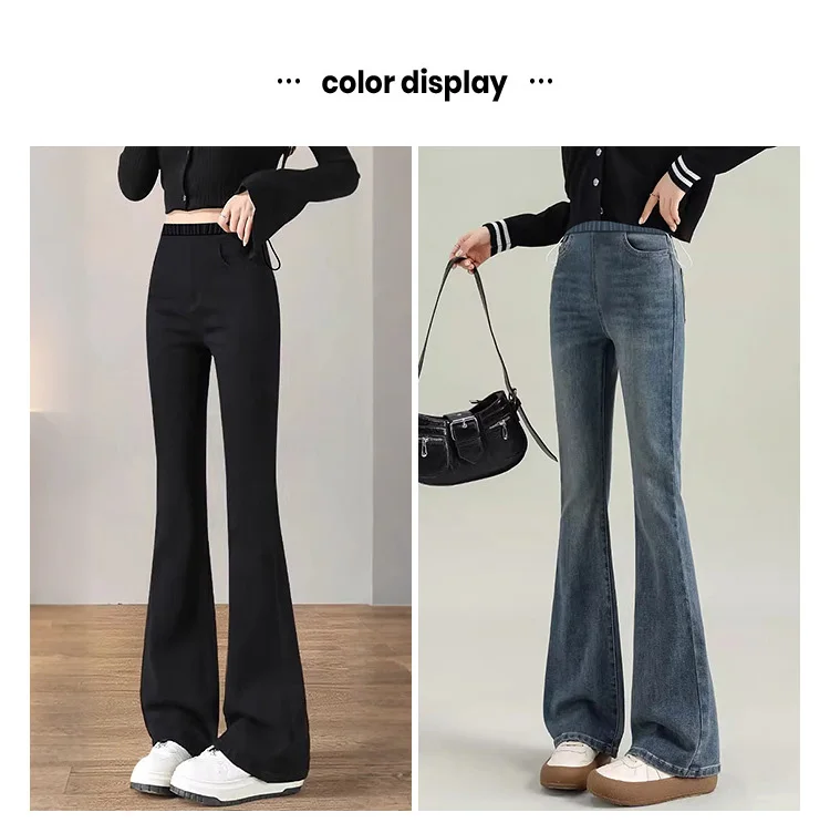 Pantalones vaqueros prenatales en uso diario