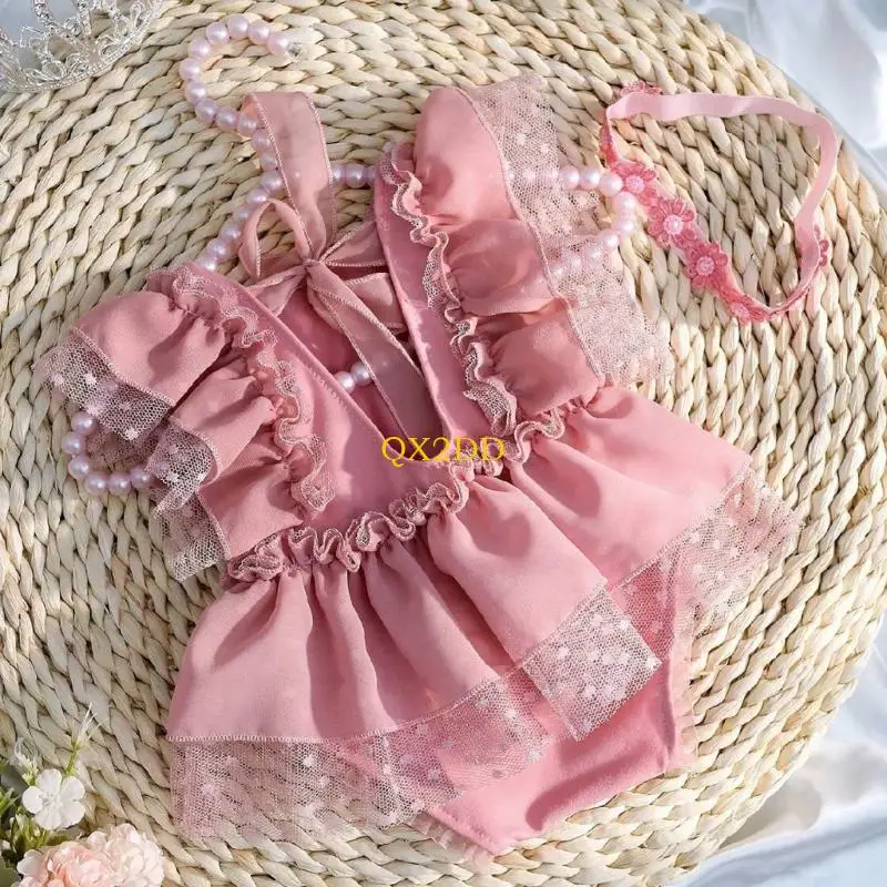 Disfraz de fotografía para bebé con pelele y diadema de flores - imagen 3