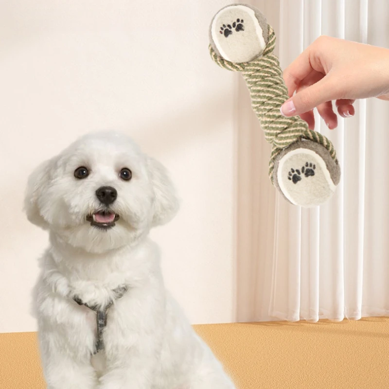 Cuerda para masticar de algodón resistente para perros - imagen 2