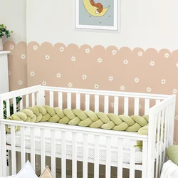 Papel pintado infantil autoadhesivo floral bohemio sin tapiz