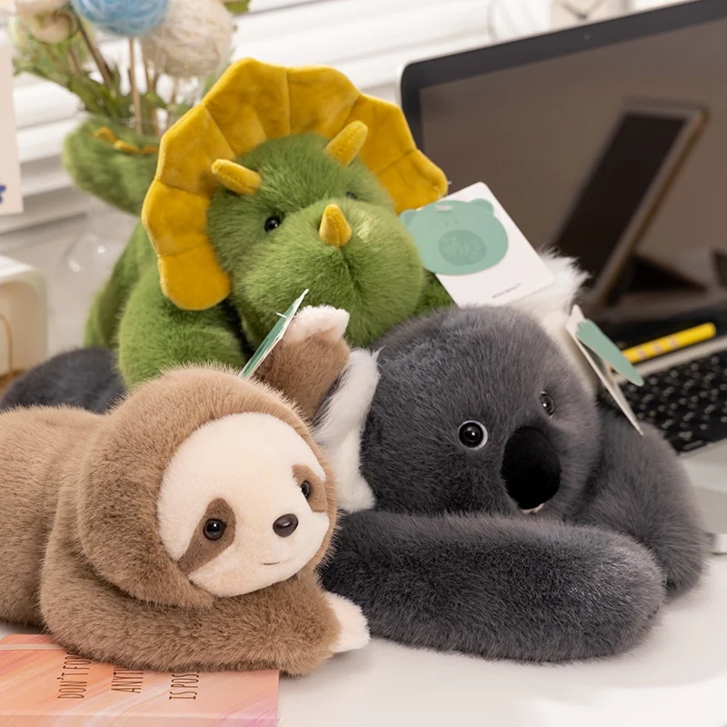 Peluche de brazos largos animales: panda, dinosaurio, mapache - imagen 5