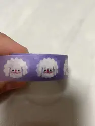Cinta washi decorativa con osos y alfabeto estilo coreano manualidades