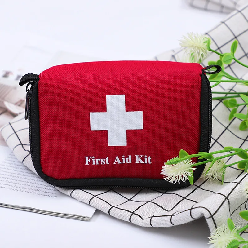 Botiquín primeros auxilios infantil PVC rojo impermeable para camping - imagen 3