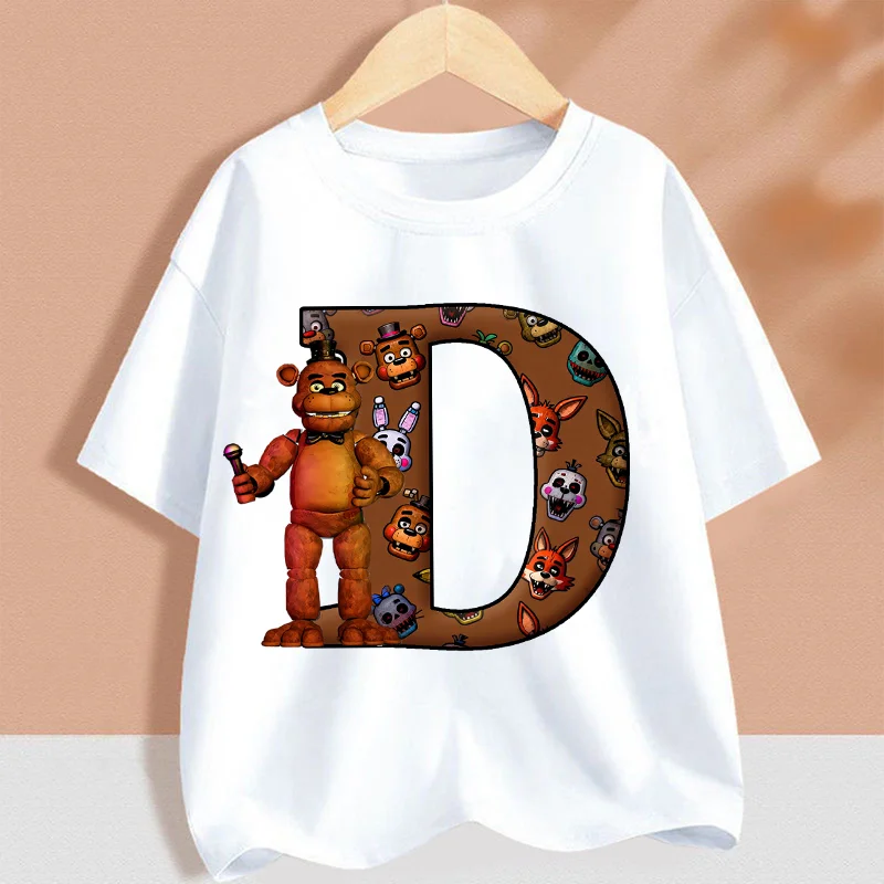 Camiseta Five Nights at Freddy's de manga corta con estampado para niños - imagen 5