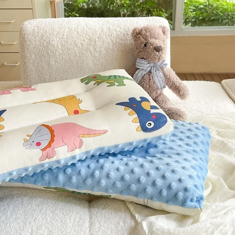 Almohada para bebé de terciopelo suave - Reposacabezas transpirable - imagen 4
