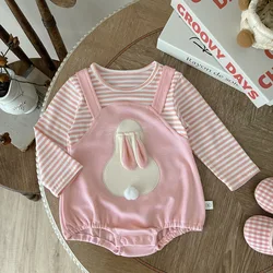 Milangel Mono conejito de una pieza para niñas - Manga larga