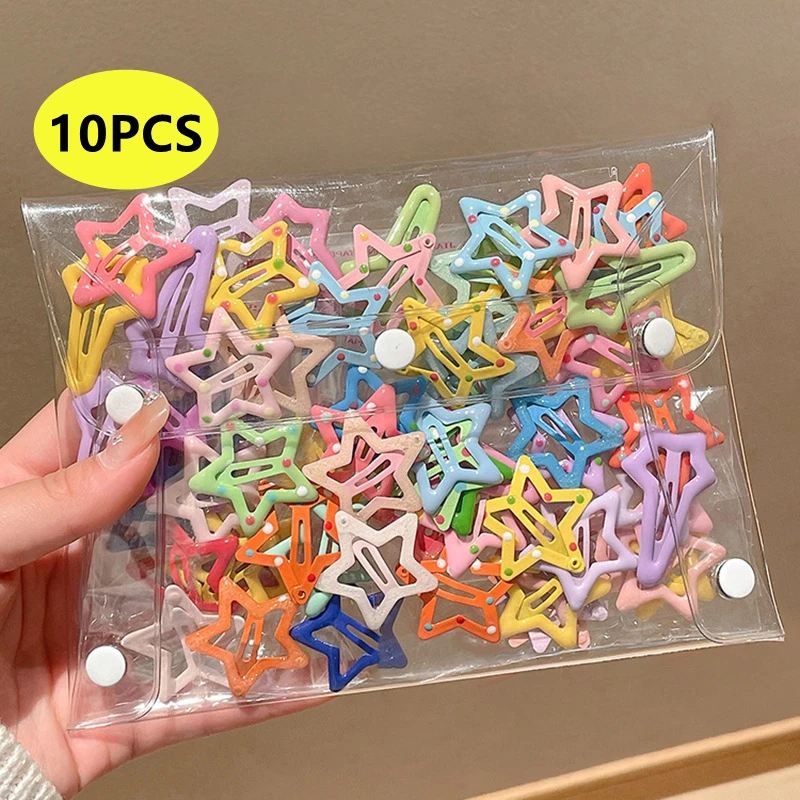 Pinzas para el cabello de bebé niña agarre suave color caramelo