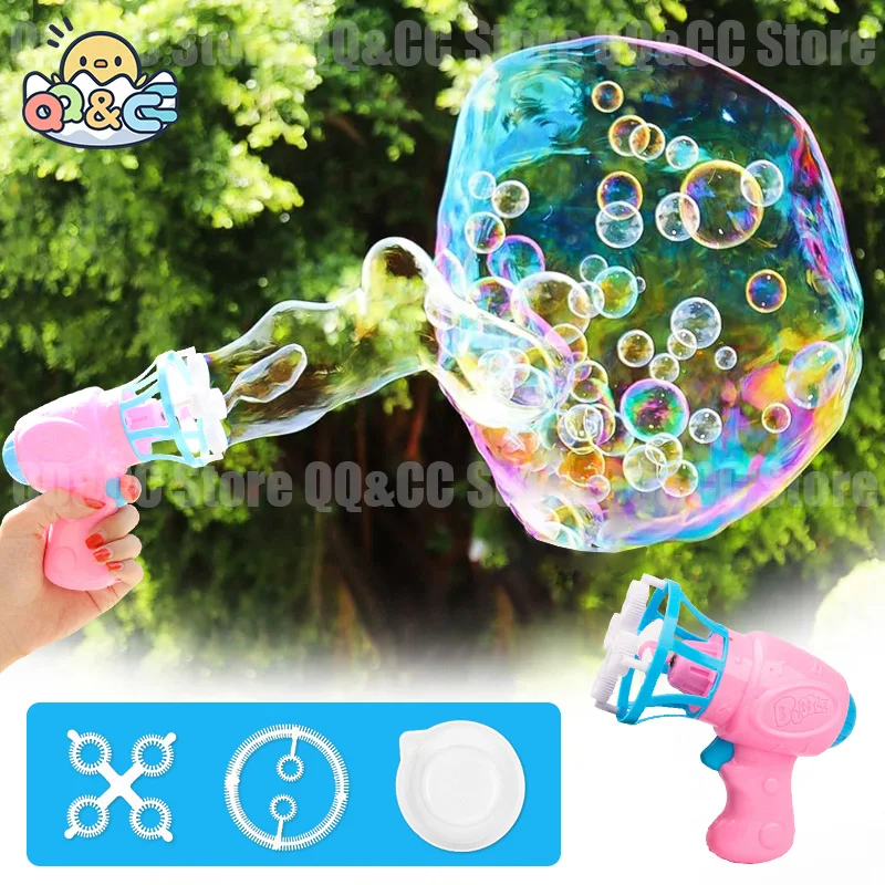 Pistola de burbujas automática para niños – Juguete de exterior verano - imagen 3